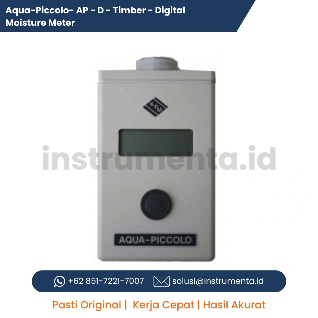 Ready Stock Aqua boy-Piccolo- AP - D - Timber - Digital Moisture Meter KPM Alat Ukur Kadar Air Kayu Digital Portable untuk Industri Timber dan Woodworking
